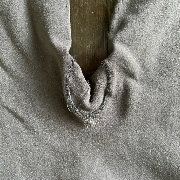 Lululemon Timewarp Black 7/8 length Yoga Leggings Size Medium - Picture 4 of 5